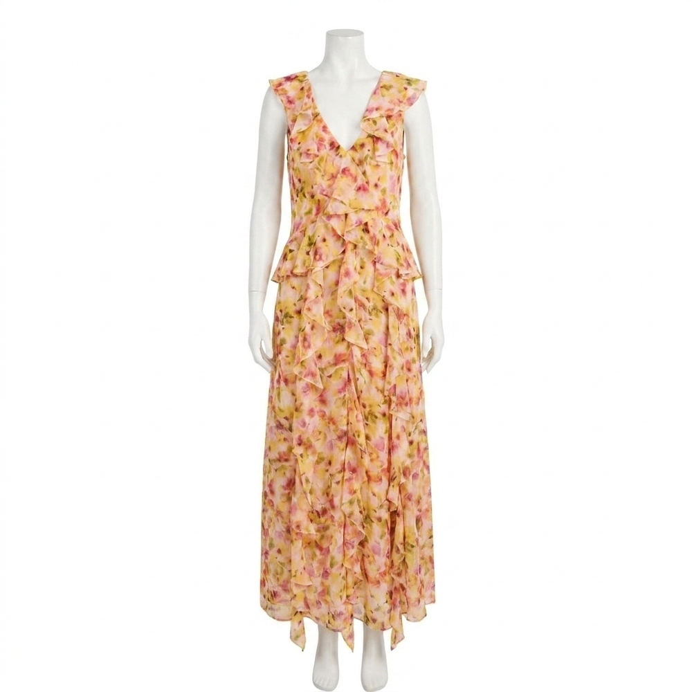 NEW MISA LOS ANGELES women's claudita dress in golden flora